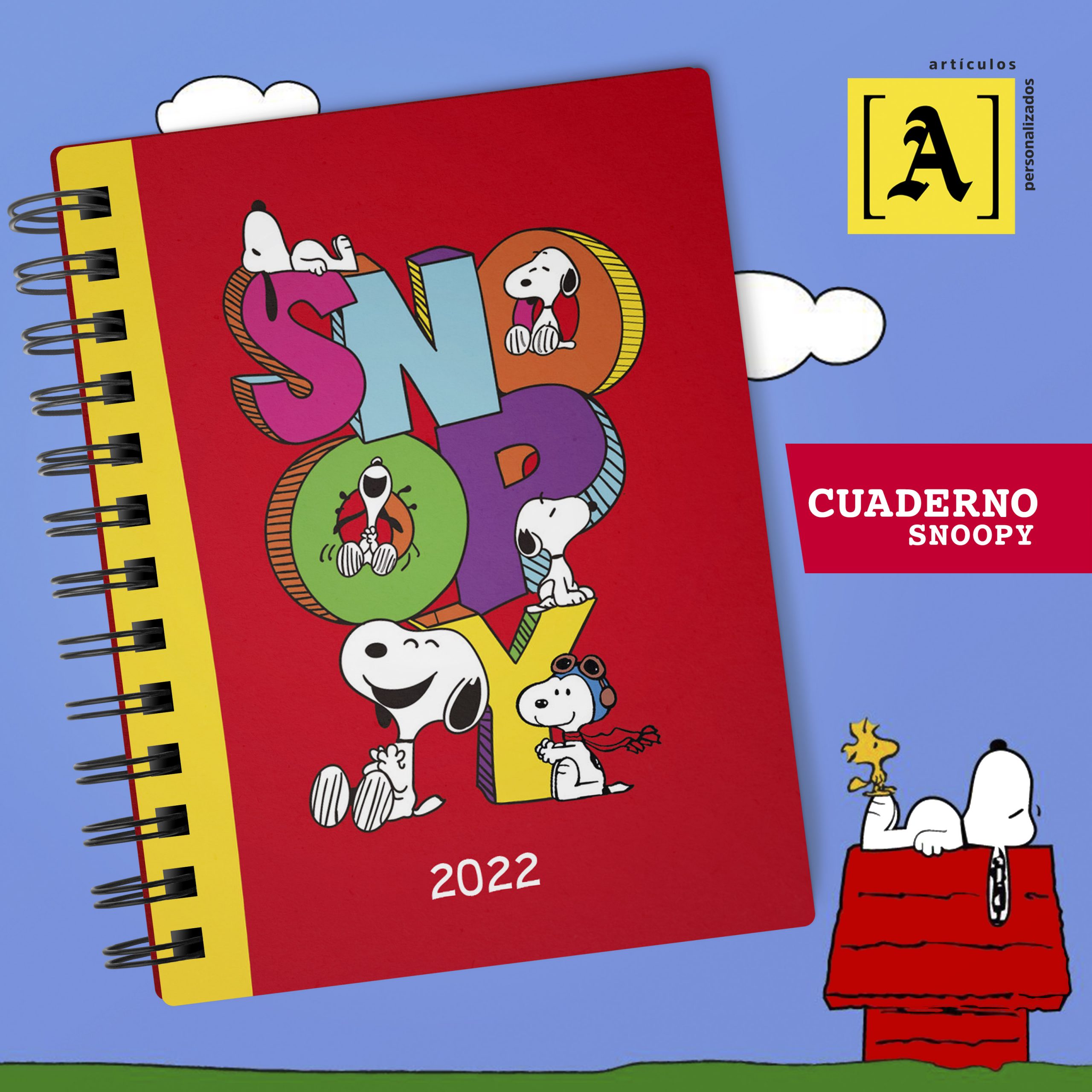 Cuaderno Snoopy y Sus Amigos - Alisson Torres | diseño gráfico